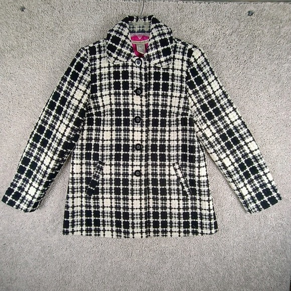 Requirements Jackets & Blazers - Requirements Plaid Tweed Coat Jacket Womens 8 Preppy Y2K Old Money Preppy